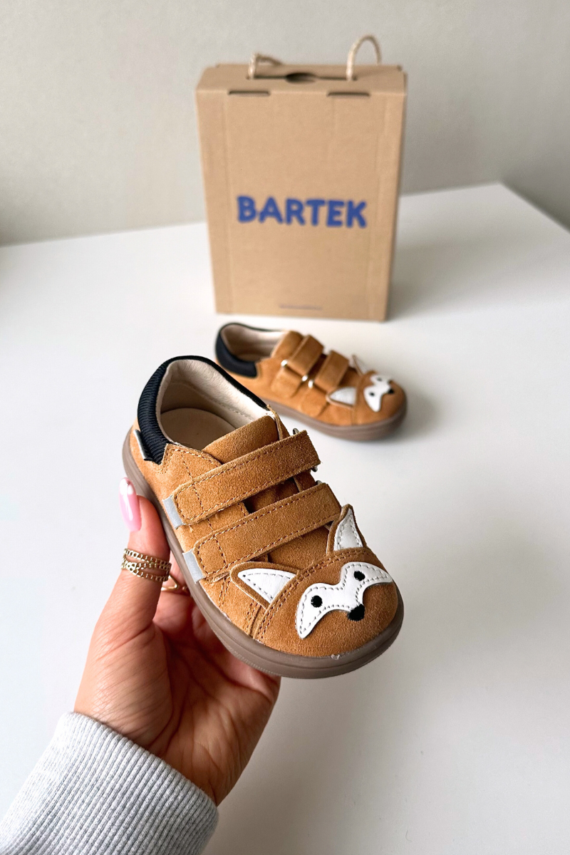 Detské barefoot topánky Bartek s motívom líšky