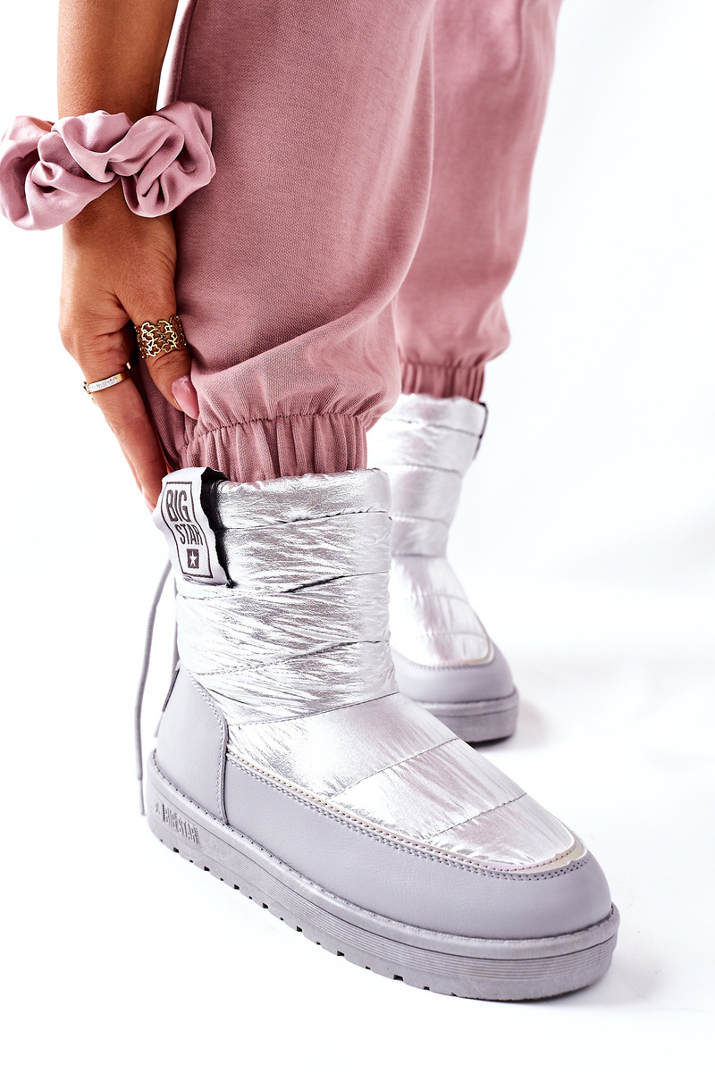 Cizme de iarna dama Kesi Silver