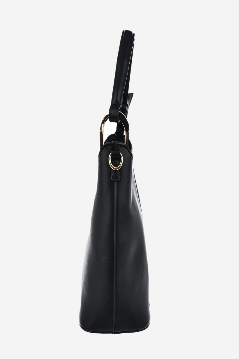 Women&#039;s small handbag made of eco leather Big Star black