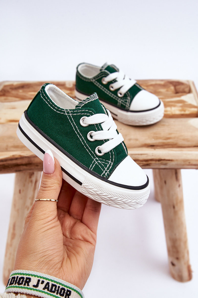 Boto Dětské klasické tenisky Green Filemon