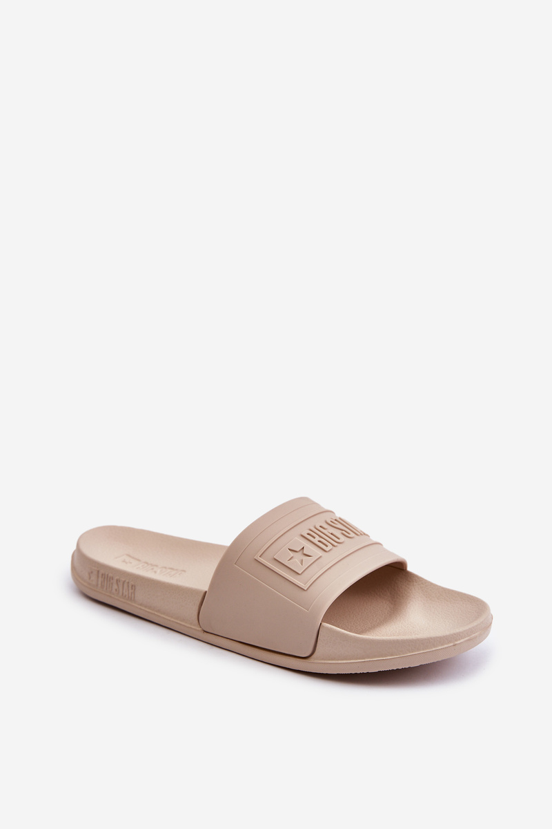 Lightweight Women&#039;s Big Star OO274035 Beige Slippers