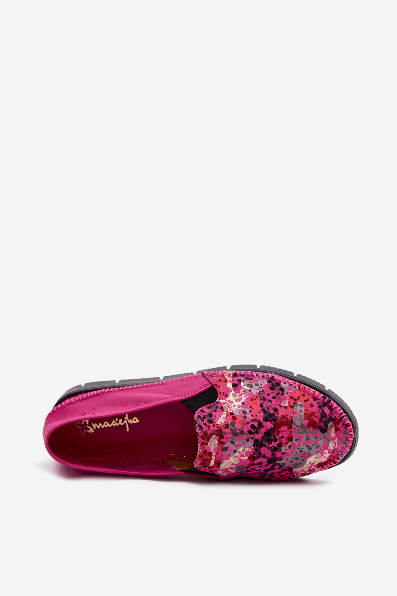 Dámske kožené slip-on topánky Maciejka