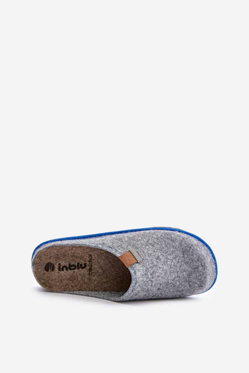 Men&#039;s Inblu Home Slippers Light Grey