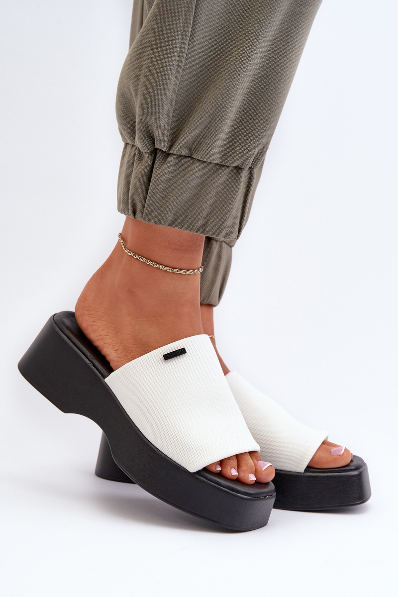 Papuci cu platformă pentru femei BIG STAR SHOES