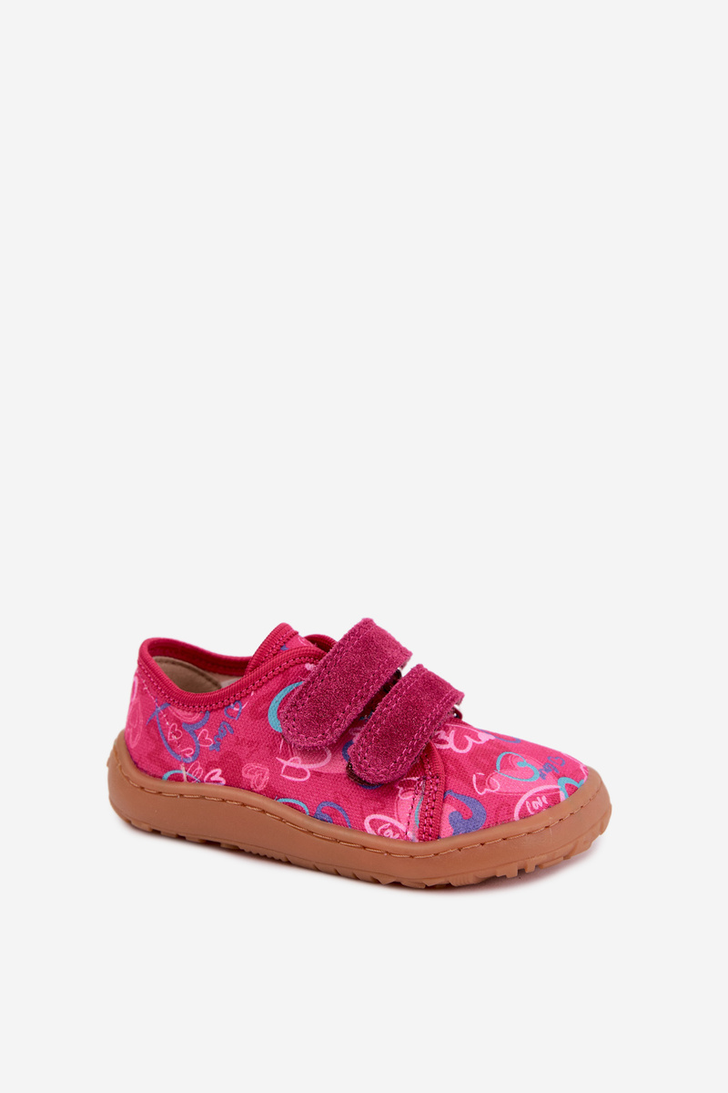 Detské barefoot papuče Froddo Canvas