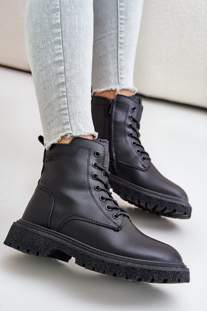 Insulated ankle boots Workery women's Big Star black