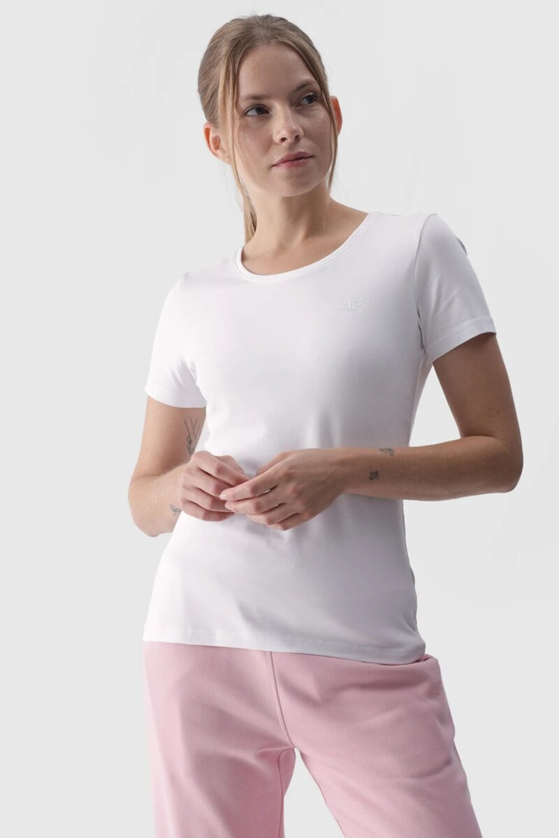 4f Polar Negru Cu Guler Înalt Regular Femei 4FSS23TFLEF049