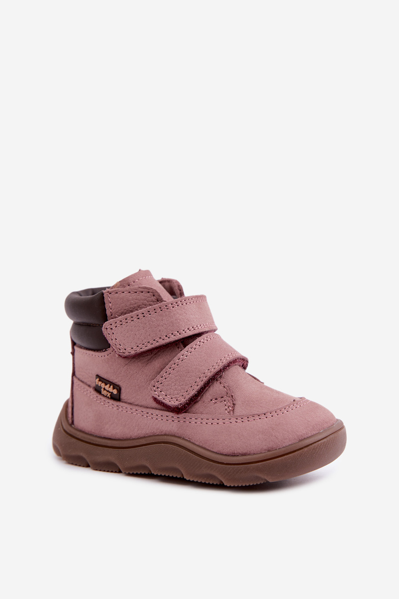 Kožené barefoot členkové topánky pre deti Froddo