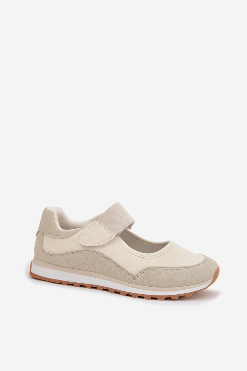 EVENTO Dámske športové slip-on tenisky béžové Aveliette
