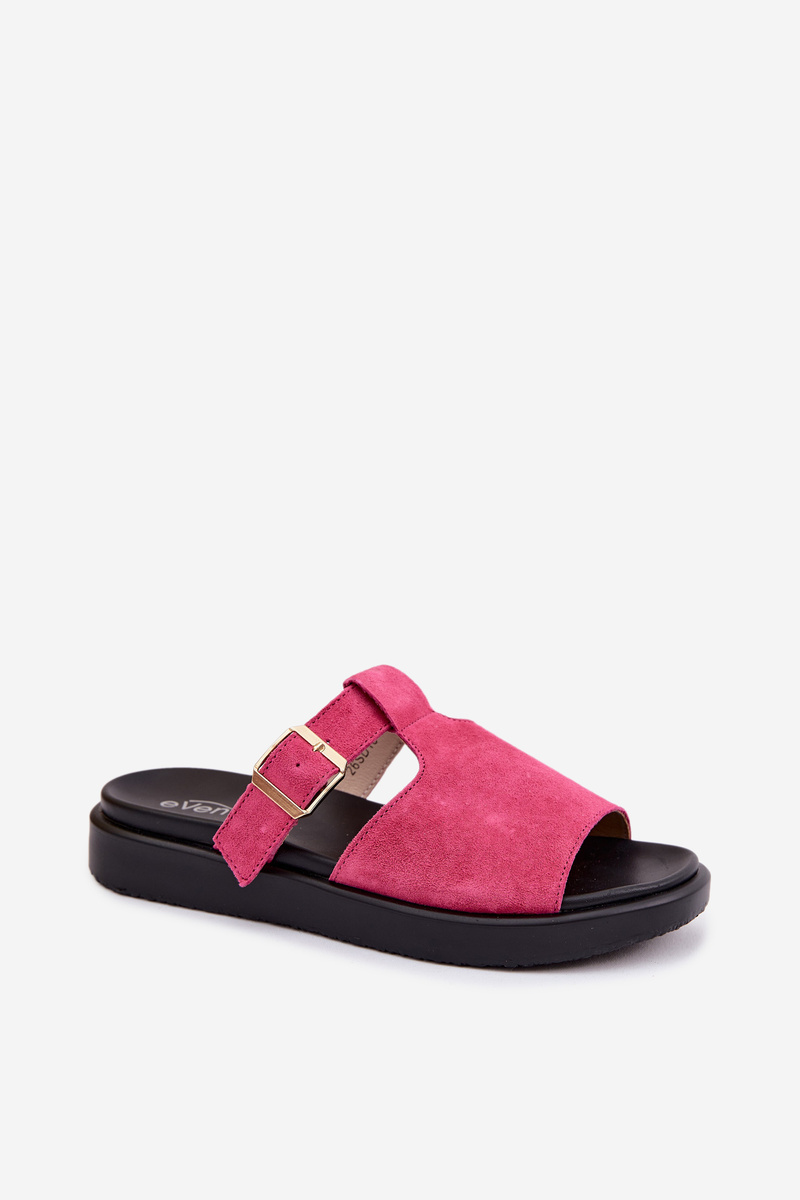 Boto Suede dámske sandále na platforme s prackou