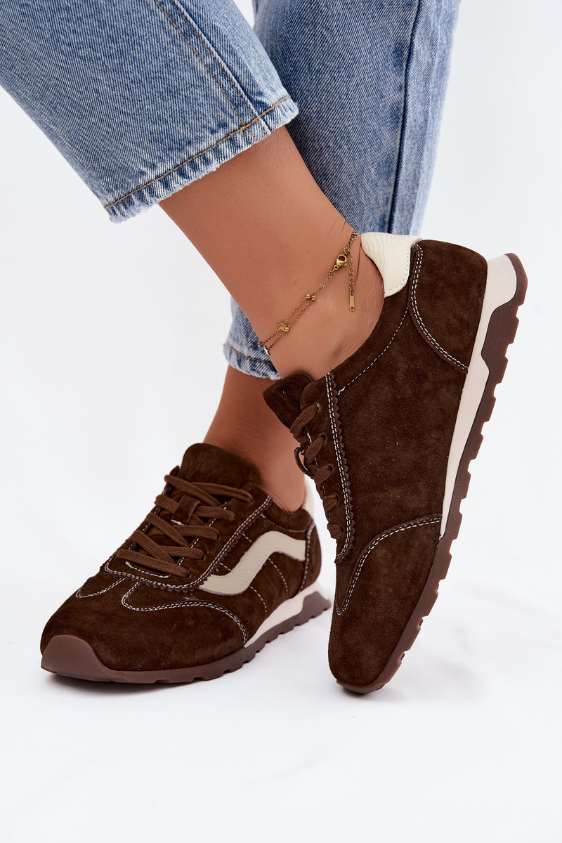 VINCEZA Dámske športové tenisky zo semišu
