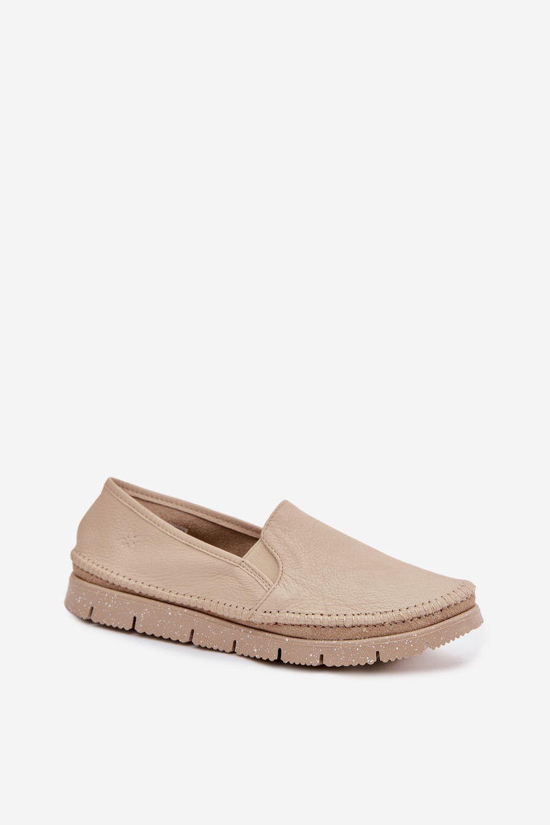 Dámske kožené slip-on topánky Maciejka