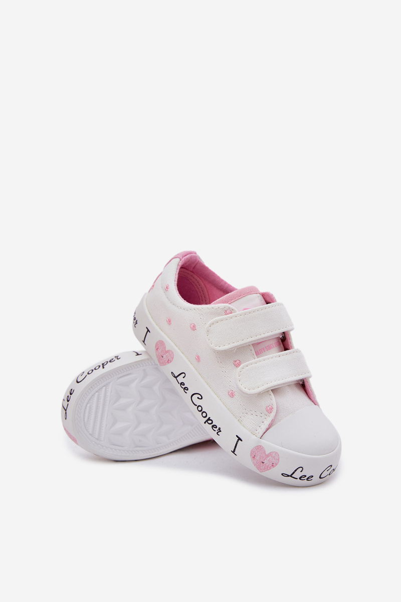 Dievčenské Tenisky Na Suchý Zips Lee Cooper