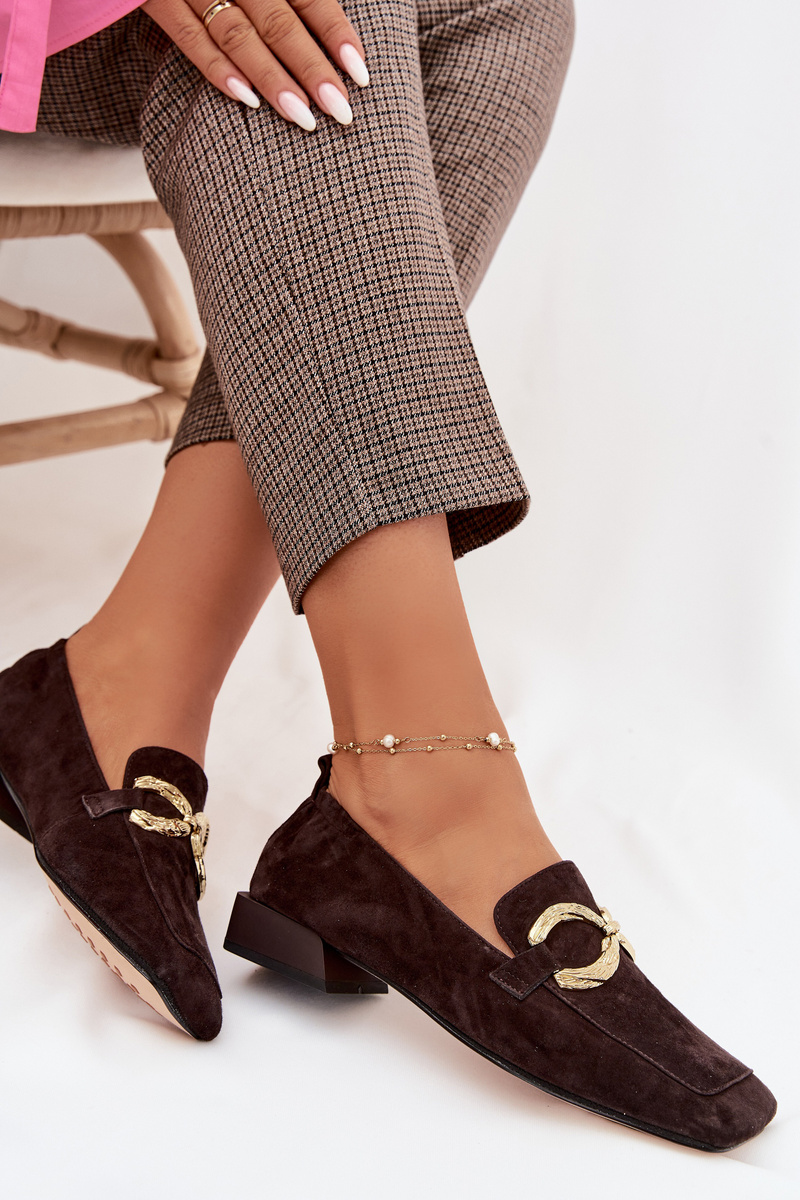 Мокасини S. BARSKI от естествен велур