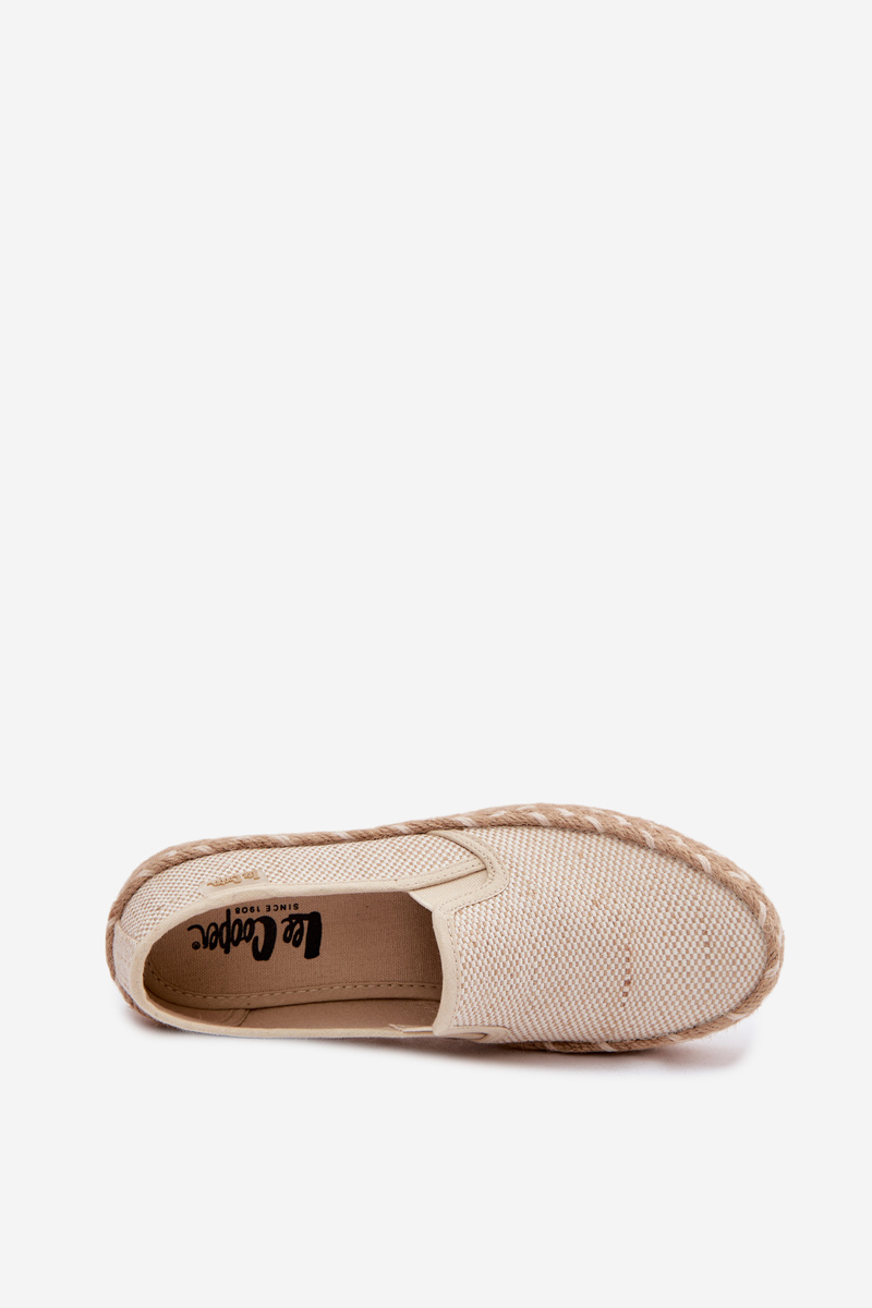 Dámske platformové espadrilky s pletenými detailmi
