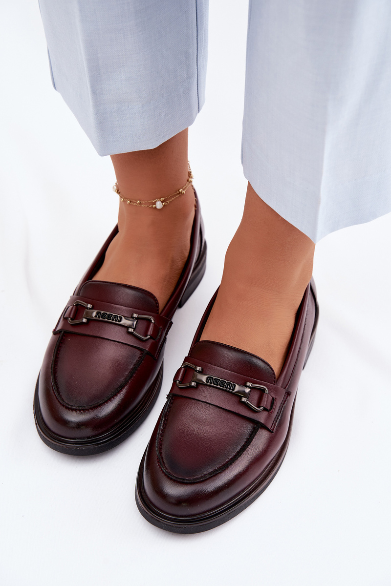 Дамски кожени мокасини Vinceza