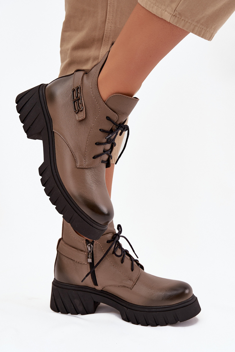 Дамски боти до глезена Zazoo