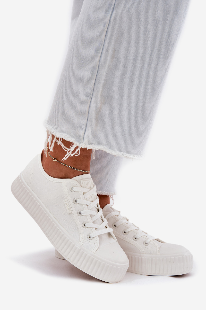 BIG STAR SHOES Dámske Textilné Tenisky Na Platforme Big Star