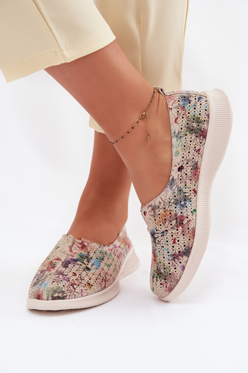 Дамски велурени мокасини EVENTO