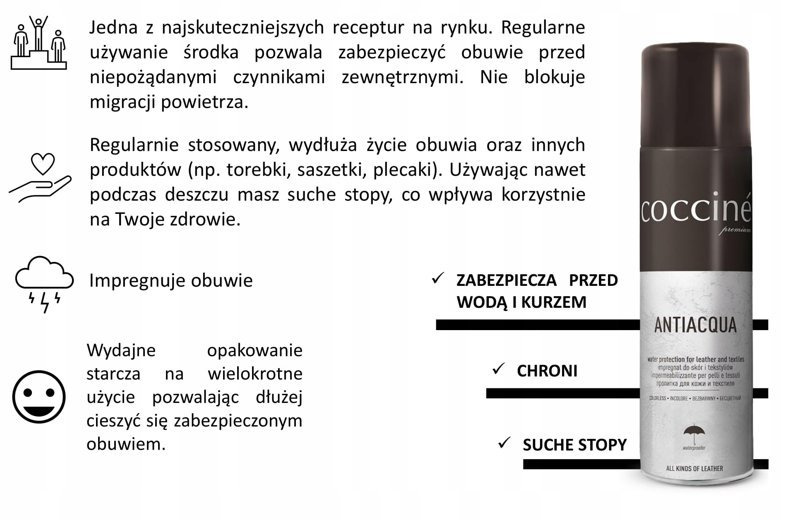 Coccine Impregnácia kokcínu pre antiakqua 250 ml obuvi