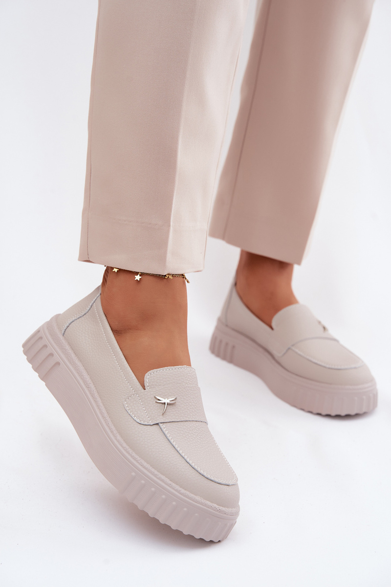 Kožené dámske loafers Vinceza