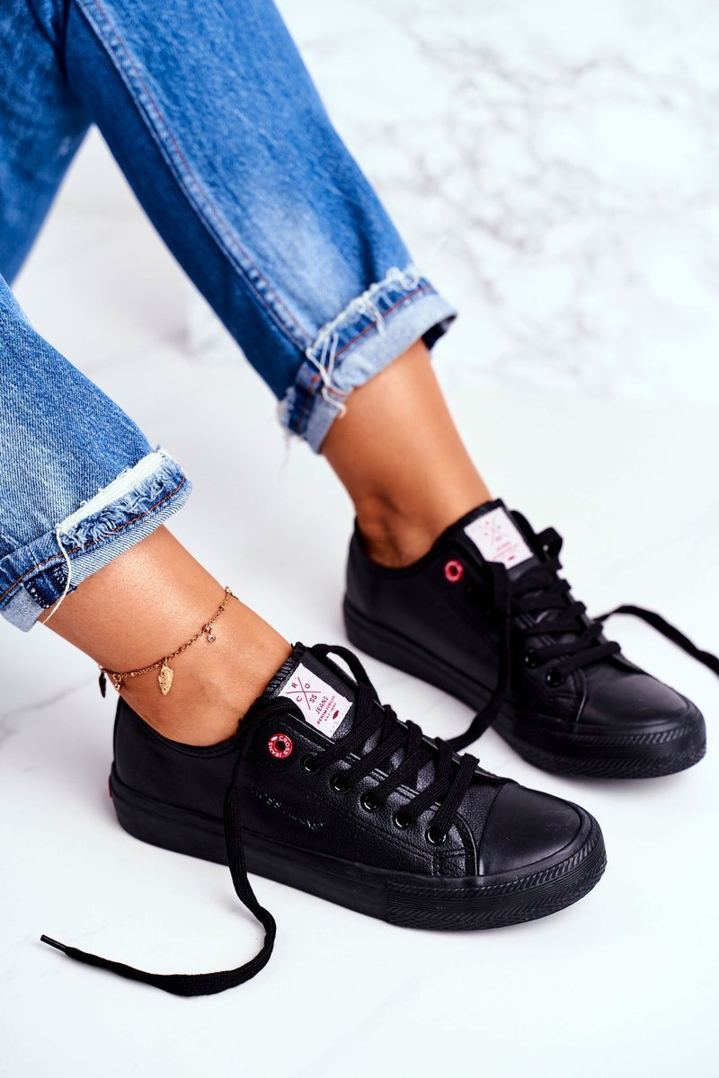 Women's Cross Jeans sneakers black DD2R4029C