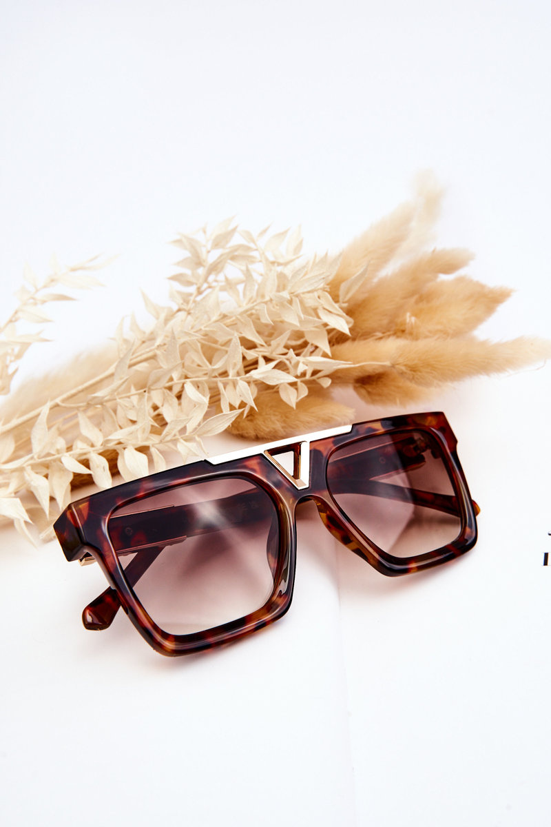 Women&#039;s sunglasses V130037 Leopard brown