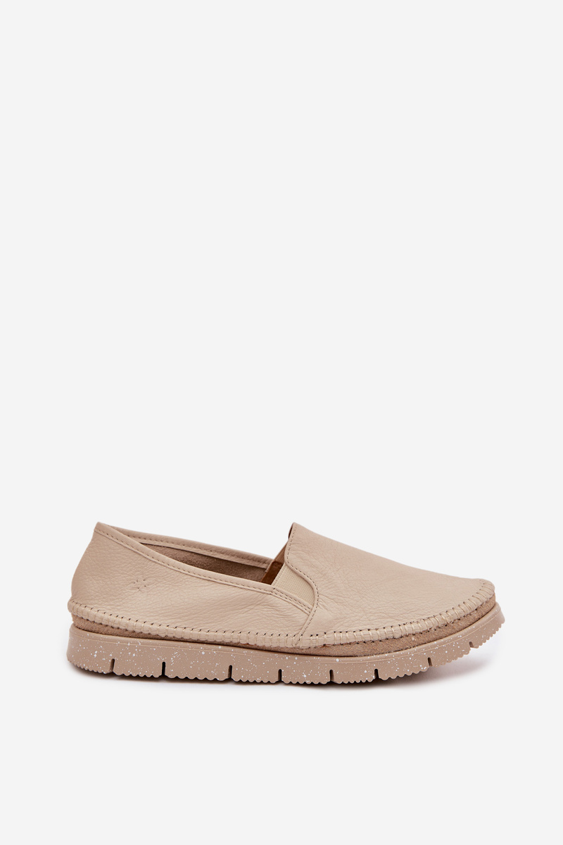 Dámske kožené slip-on topánky Maciejka