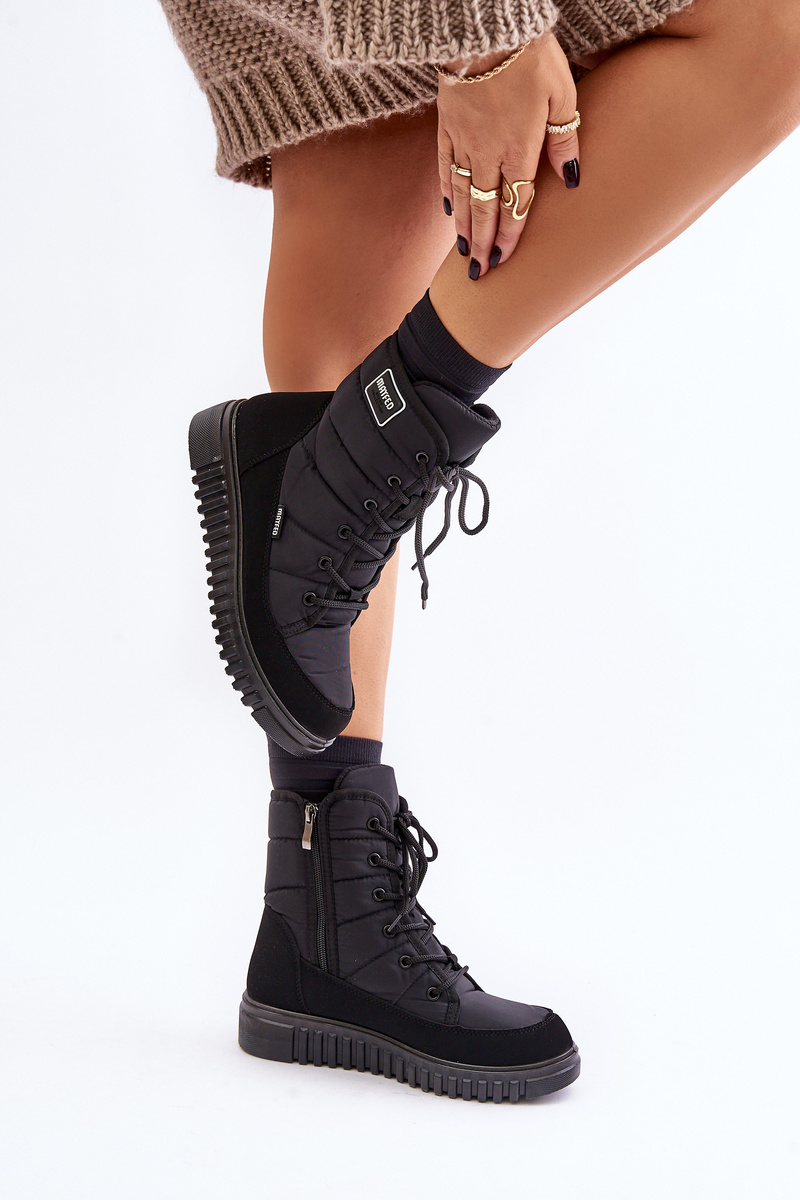 Women&#039;s snow boots Progress PROGJ-24-157 Black