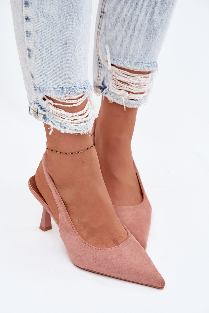 Дамски сандали на ток Saria