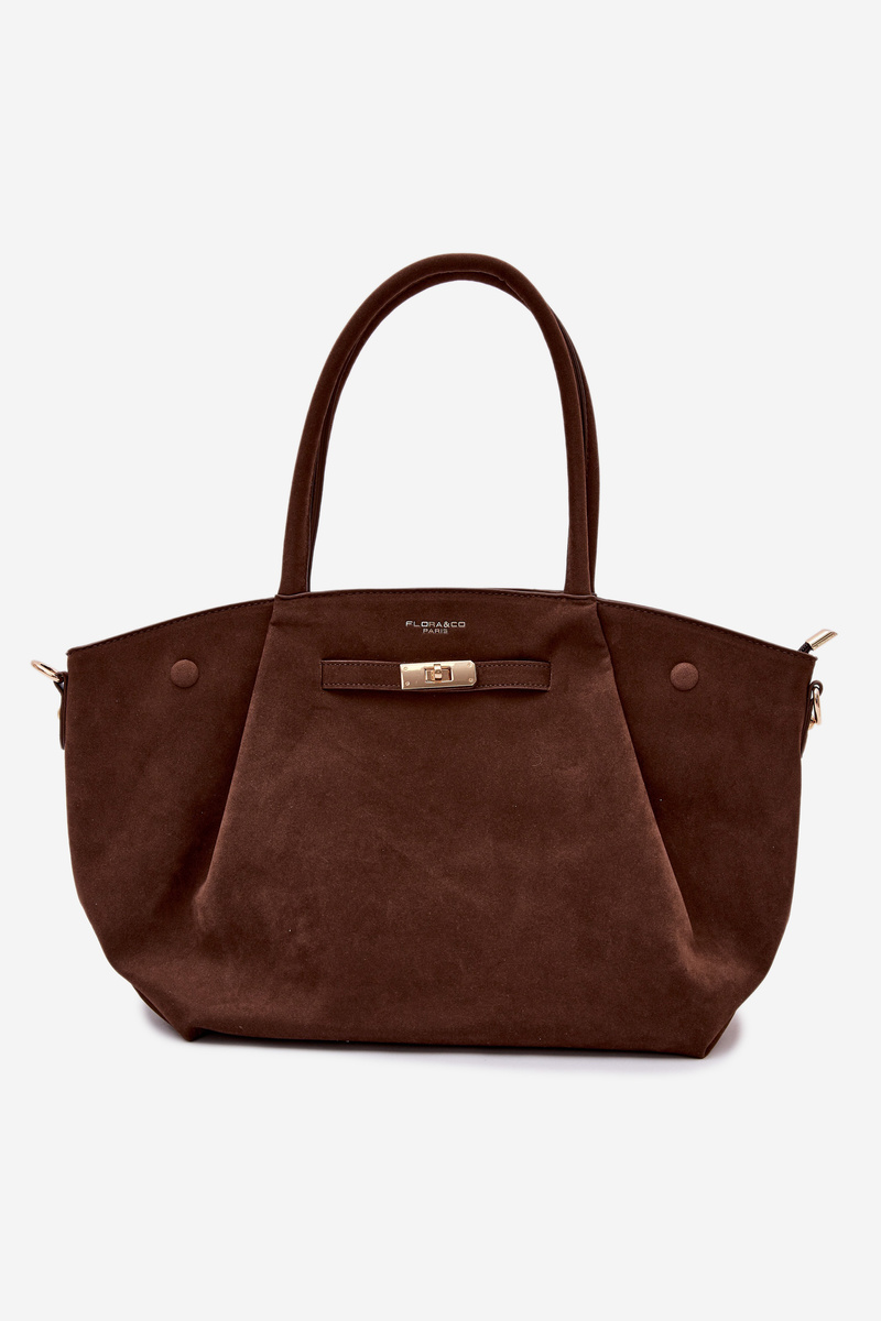 Flora&amp;Co Nellia Shopper Bag z umělé semišky