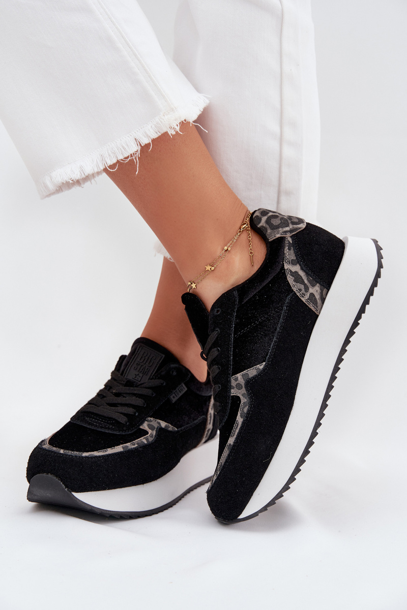 BIG STAR SHOES Dámske Zamszové Sneakersy Big Star