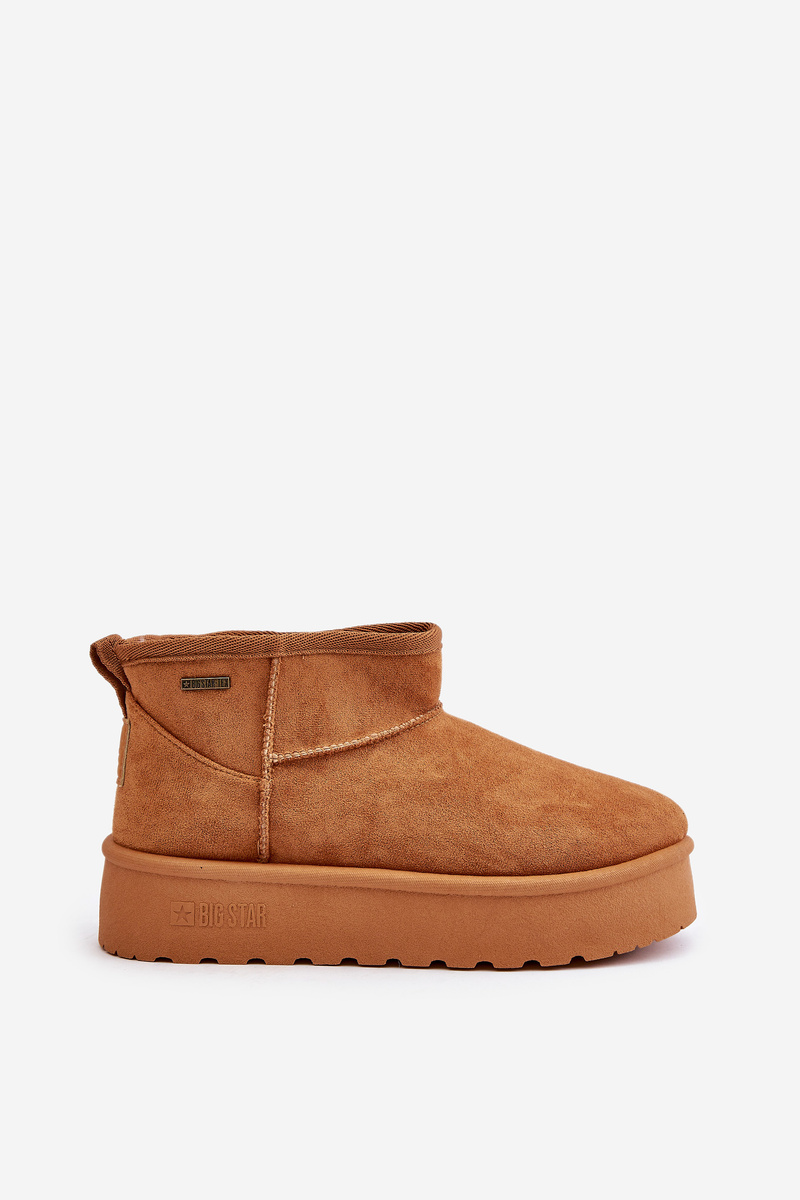 Low snow boots on the Big Star Camel platform