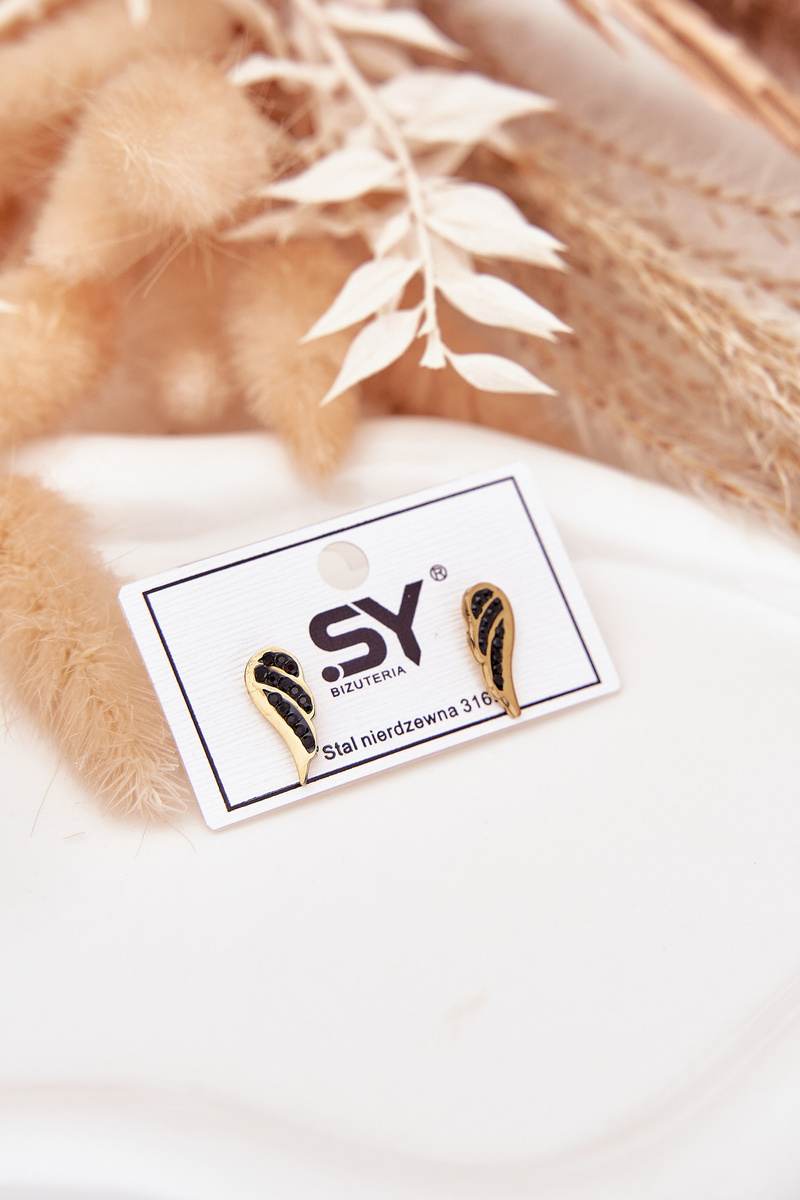 Dámske náušnice Boto zlaté krídla