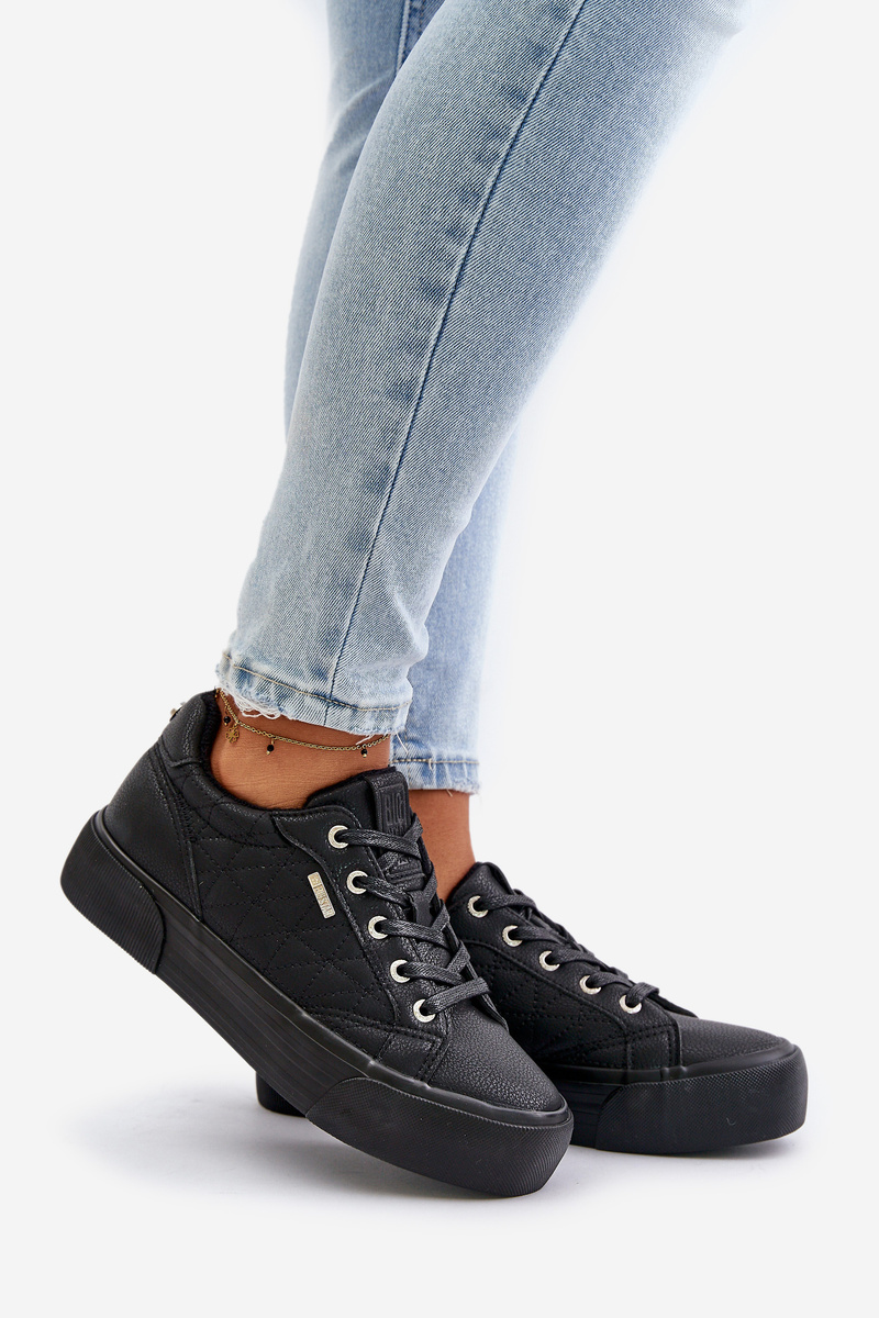 Women's insulated platform sneakers Big Star black