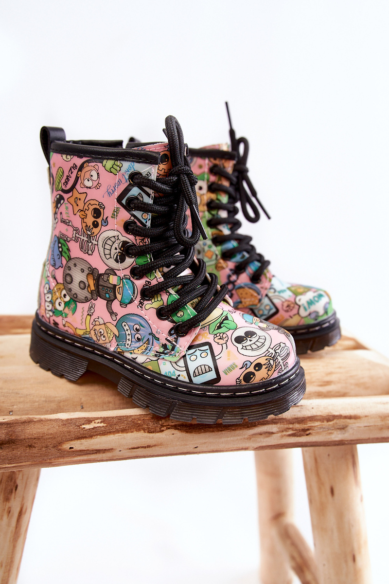 Detské zimné topánky s potlačou