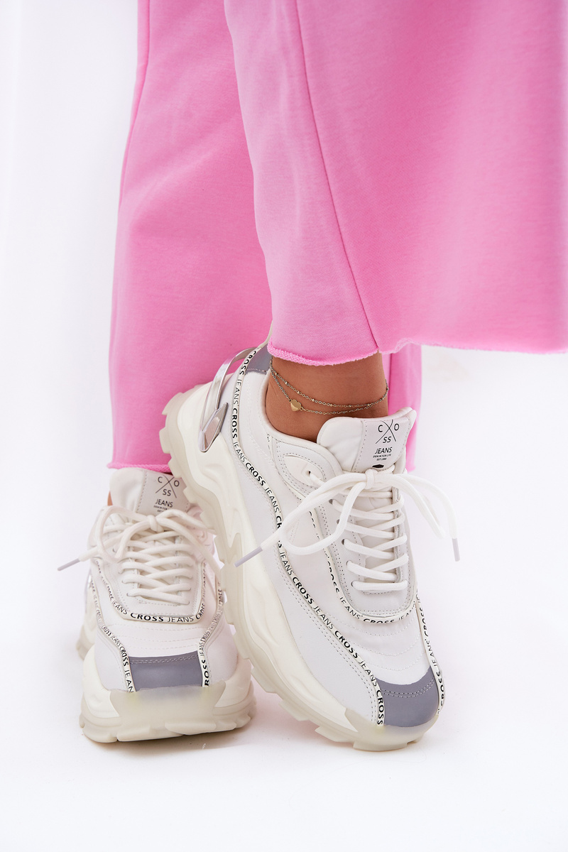 Women's sports shoes Cross Jeans II2R4017C white