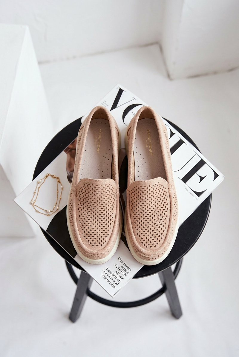 Дамски перфорирани мокасини Sergio Leone