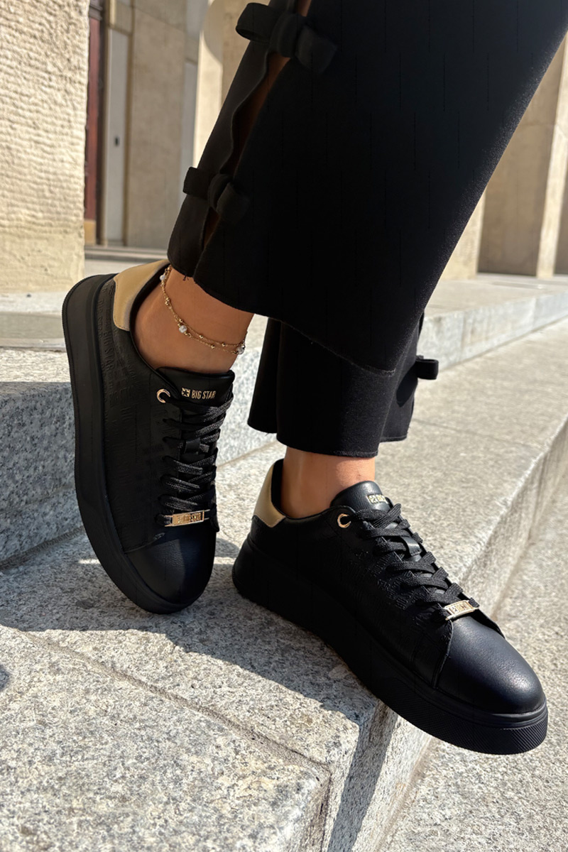 BIG STAR SHOES Dámske Sneakers Z Eko Kože Big Star