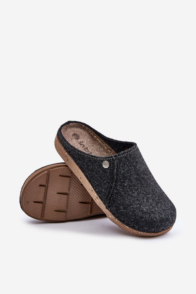 Men&#039;s home footwear slippers Inblu graphite