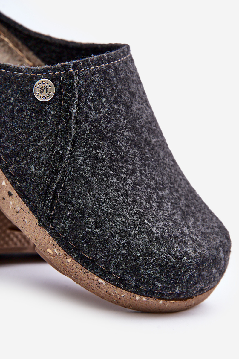 Men&#039;s home footwear slippers Inblu graphite