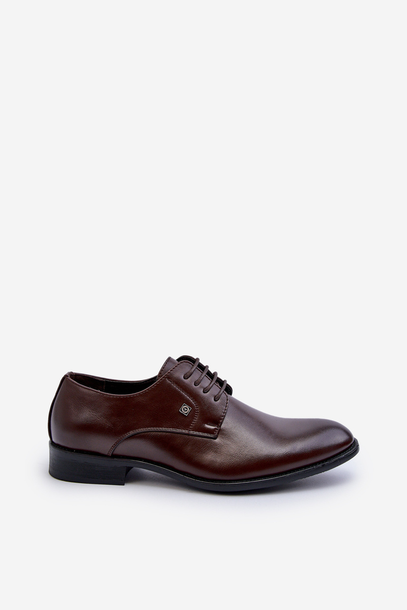PE1 Mužské elegantné poltopánky hnedé Jenavee