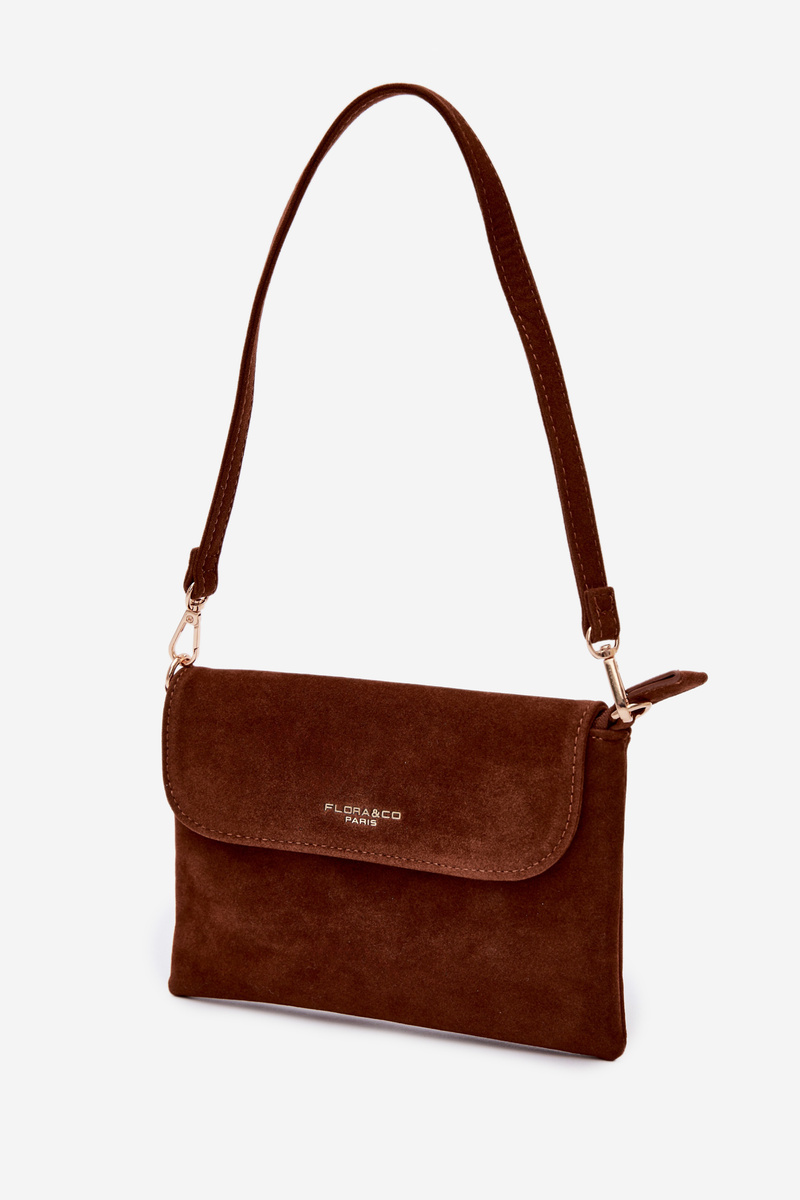 Flora&Co Malá Crossbody Taška Eco Semiš Camel