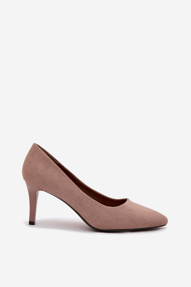 Lodičky Eco Suede Sergio Leone svetlohnedé