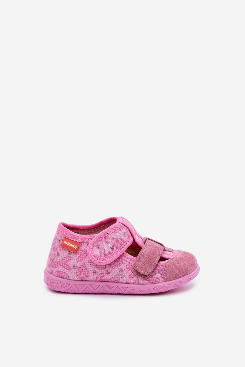 Detské trblietavé šľapky Milami s Velcro