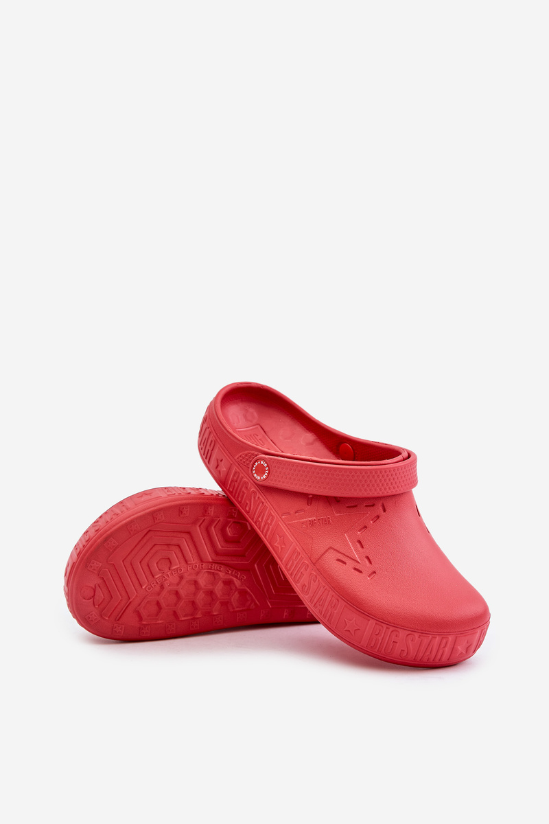 Men&#039;s lightweight slippers Chodaki Big Star Red