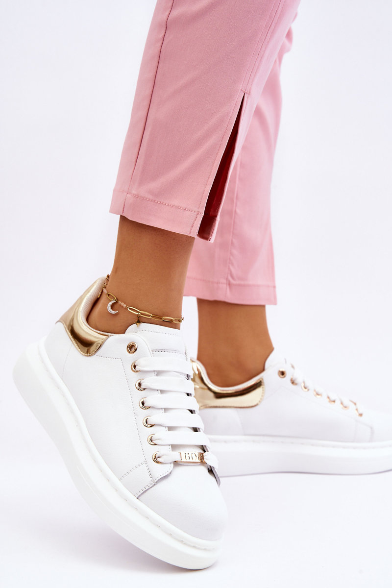 Teniși Kesi pentru femei cu element decorativ de oglindă