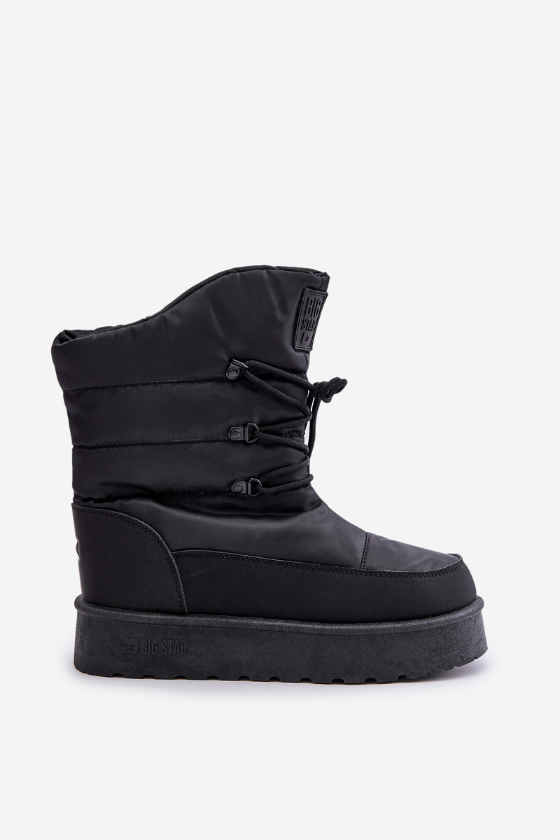 BIG STAR SHOES Snehové čižmy na platforme so zipsom Big Star
