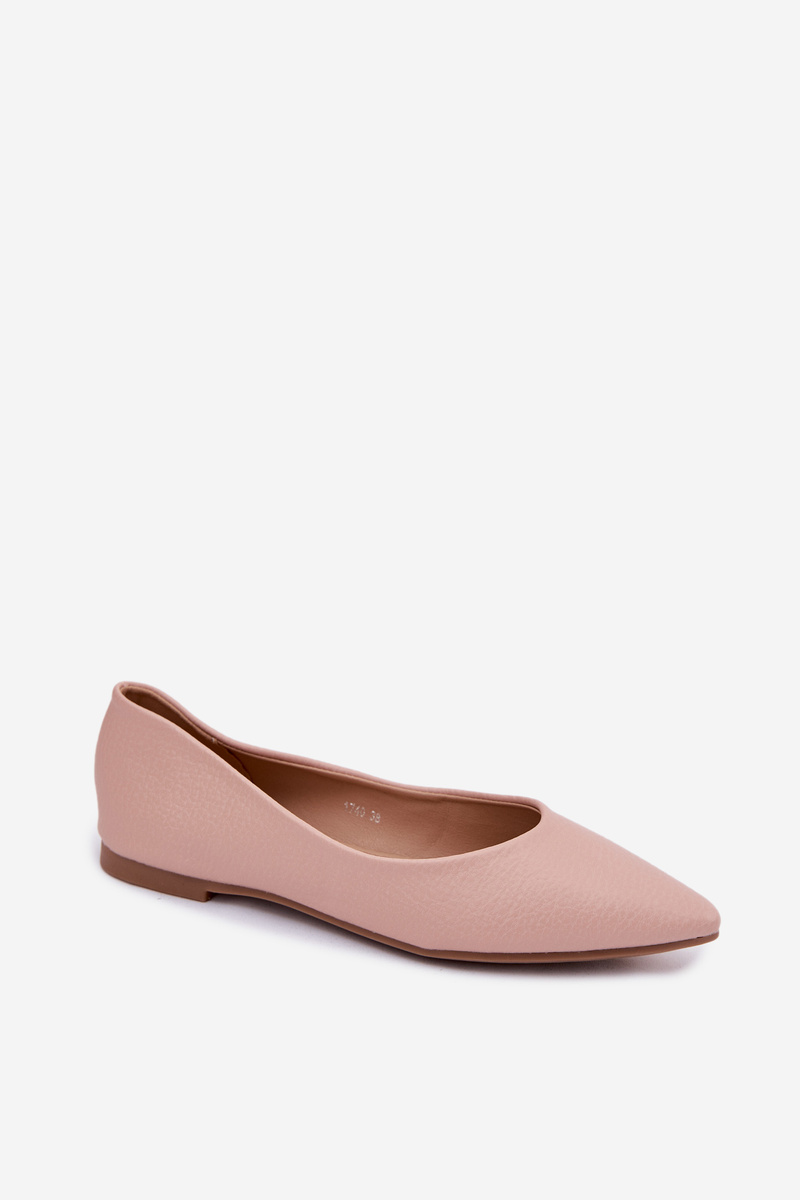 Balerínky Boto Pink z ekokože Nelisa