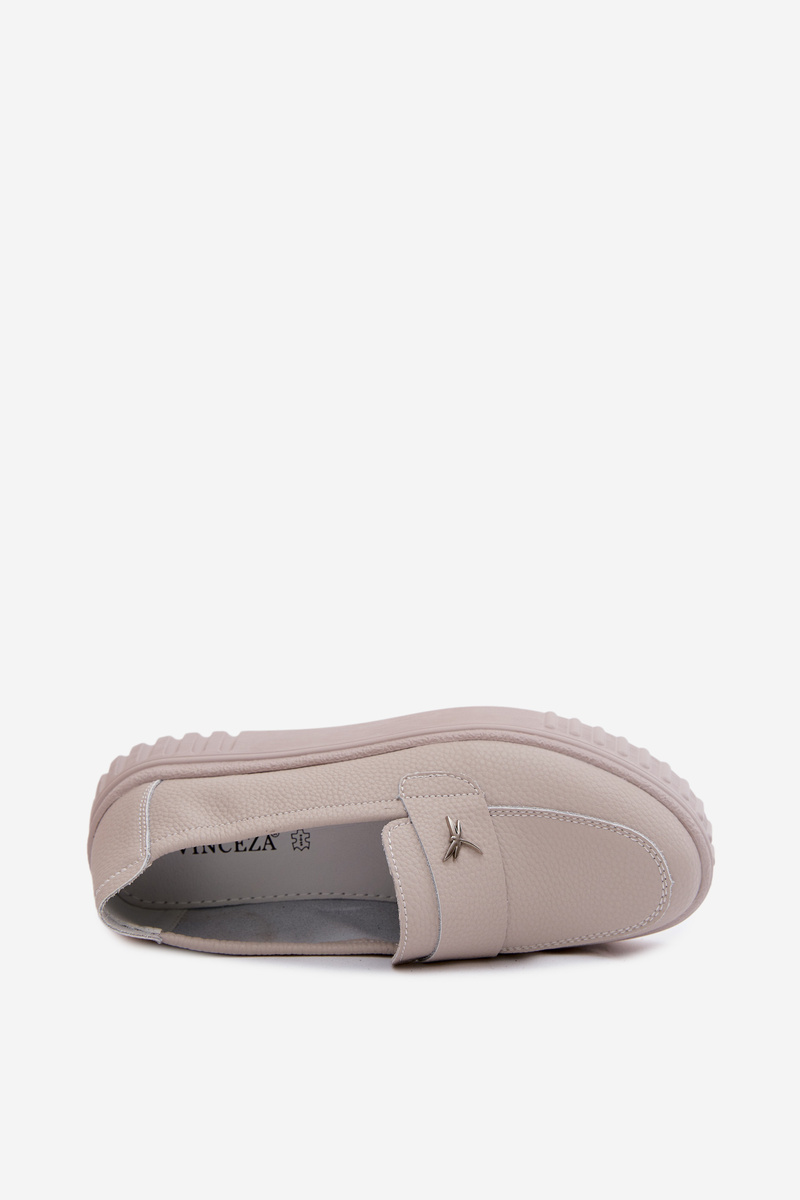 Kožené dámske loafers Vinceza
